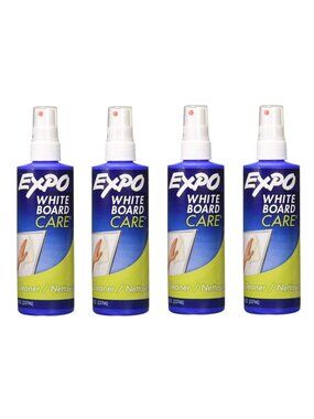 Expo Whiteboard Care 8 Oz Spray Cleaner Pack Of 4